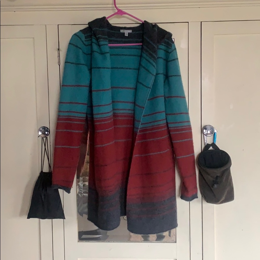 Wool fall cardigan